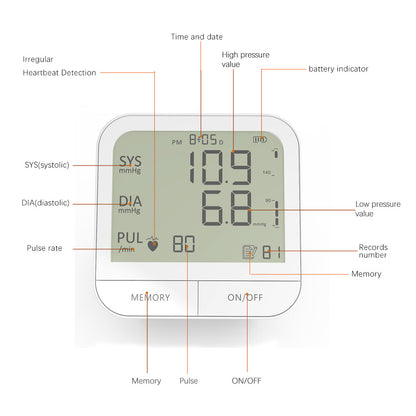 arm blood pressure monitor | Voice broadcast | Elderly blood pressure monitor