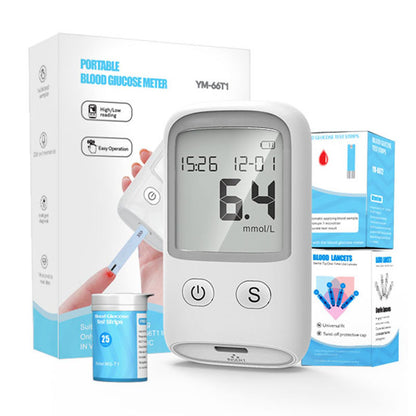 Blood Glucose meter with Lancing Device Pen and 50* Test Strips